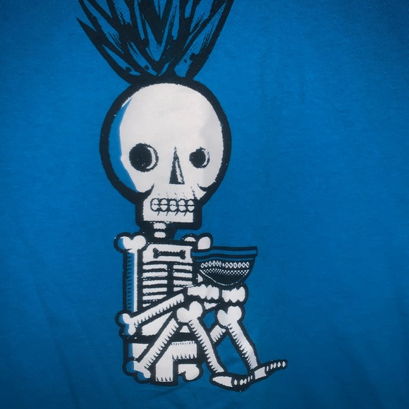 Mildgro tequila double sided graphics T-shirt Day of the dead - Picture 6 of 6